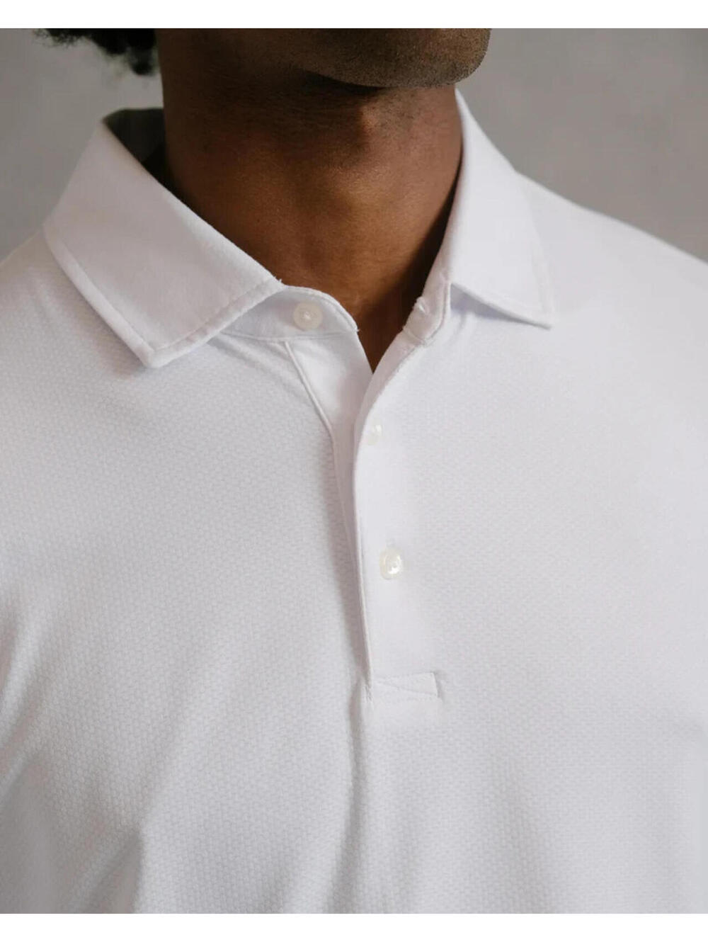 NEW B Draddy Men XL Long Sleeve Cool Hand Luke Polo Shirt White Cool Fabric NWT